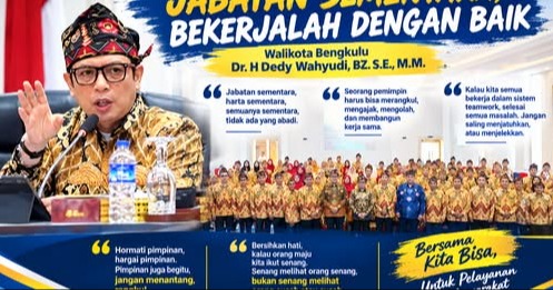 Walikota: Jabatan Sementara, Bekerjalah dengan Baik